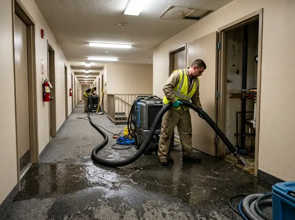 multi-unit-apartment-hallway-f-005 — frequently asked questions, Emergency Burst Pipe Water Extraction & Removal in Elon, NC